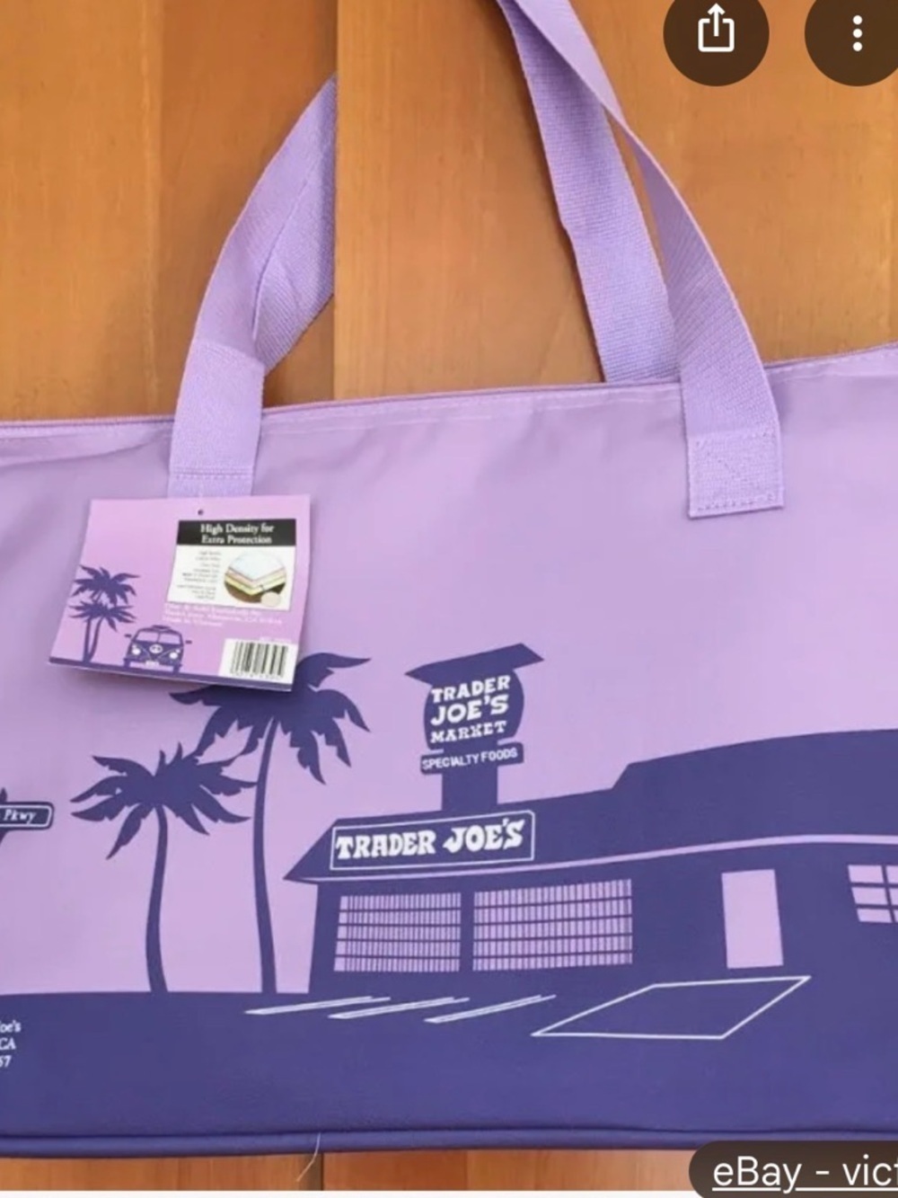 Nwt Trader Joe's Lavender Insulated Tote